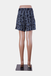 H&M Blue Snakeskin Dress Shorts