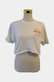In N Out White Slogan T-Shirt