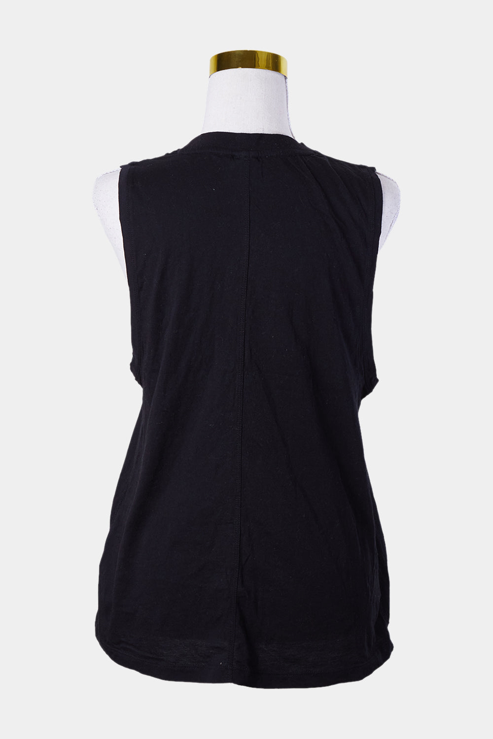 JAGGAD Black Logo Print Sleeveless Tank