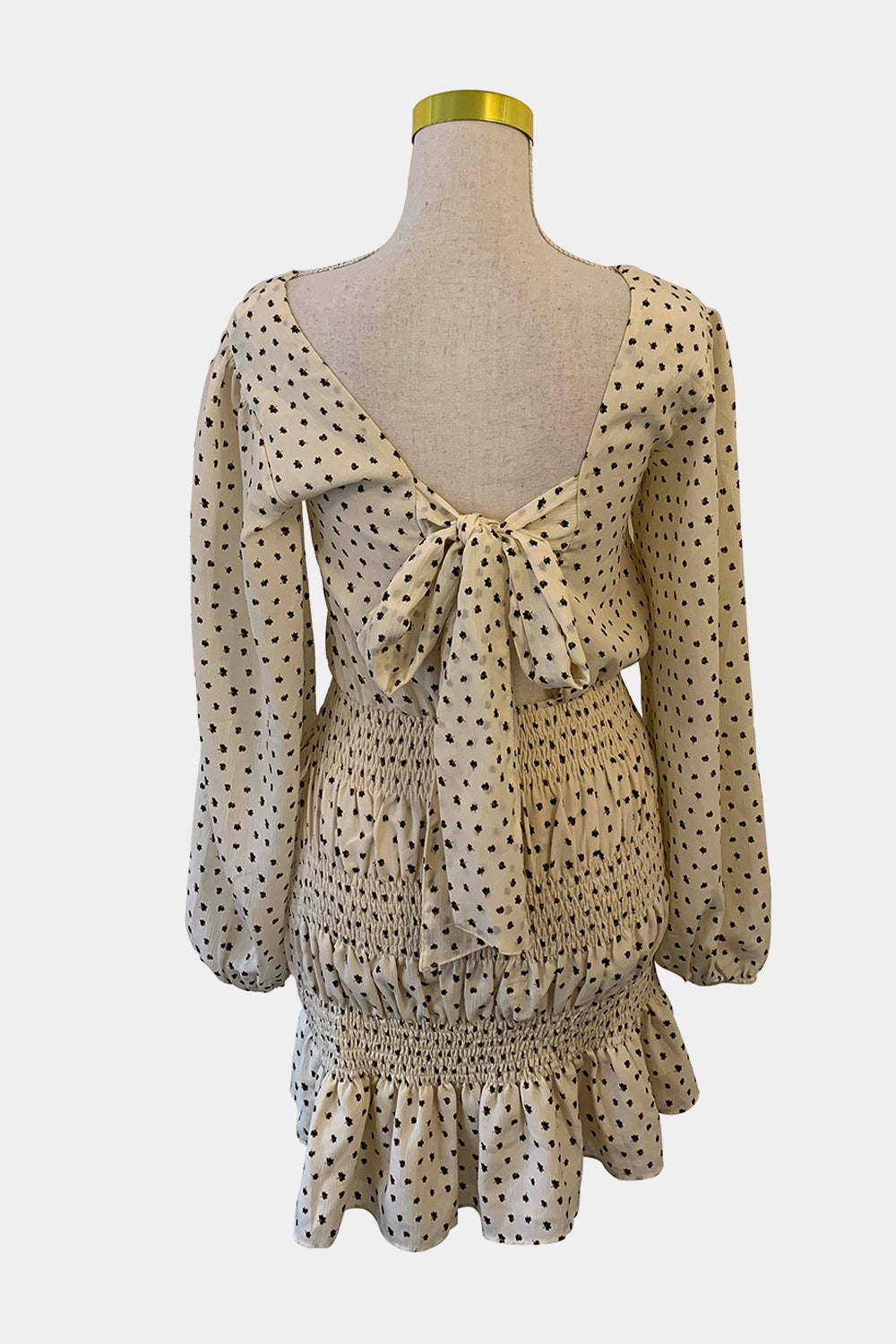 SAVEL Cream Dress