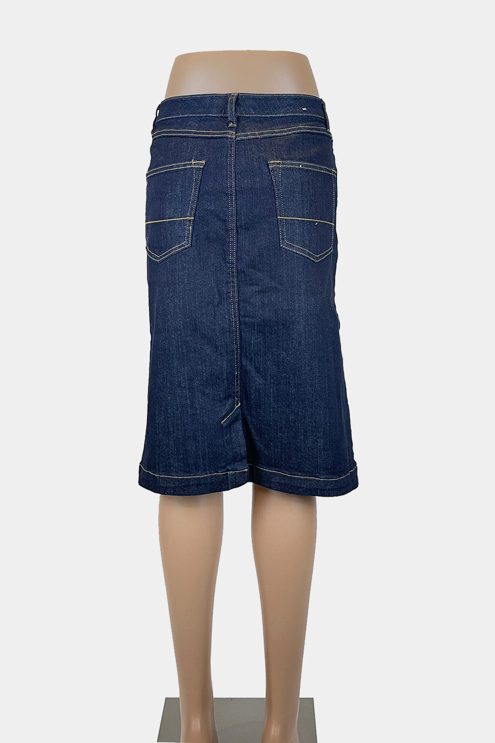 TRENERY Denim Midi Skirt