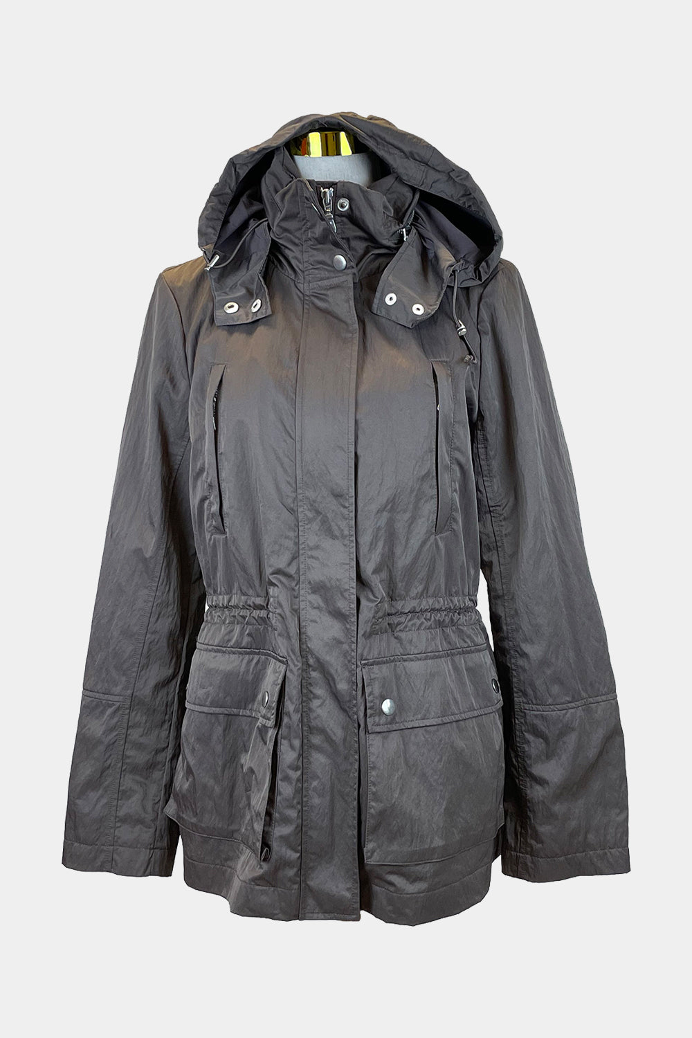 JACQUI-E Chocolate Windbreaker