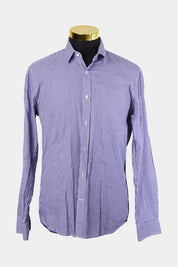 Bell And Barnett Navy and White Tailored Fit Button Down Shirt