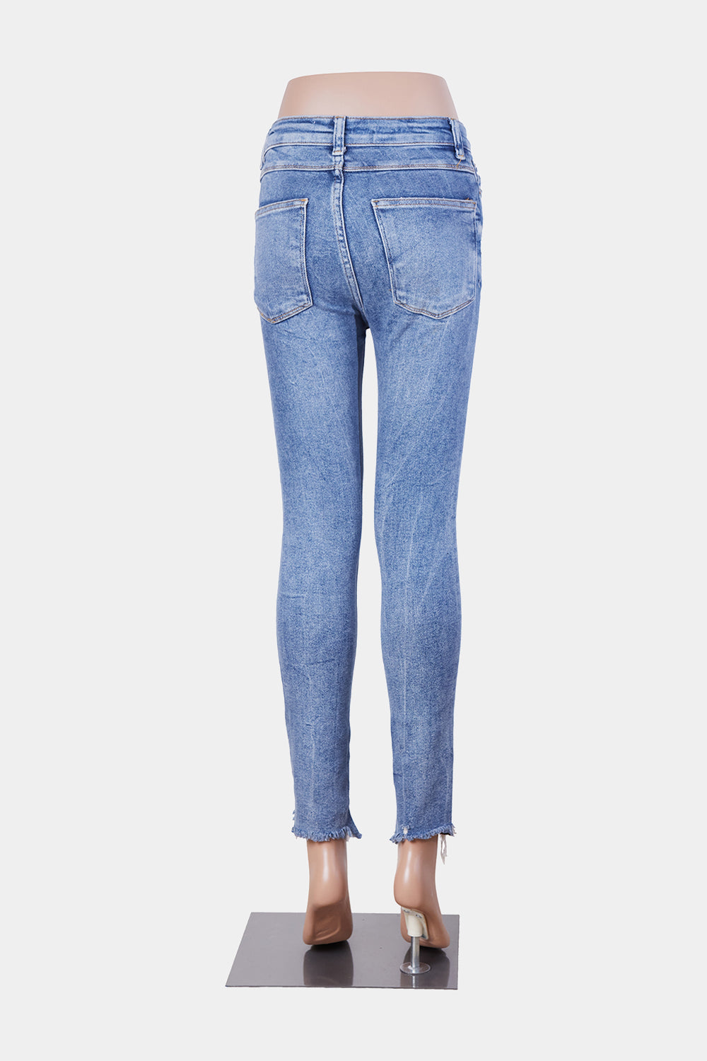ZARA Blue Faded Skinny Jeans