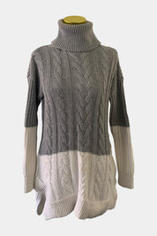 Seed Heritage  Grey And White Jumper