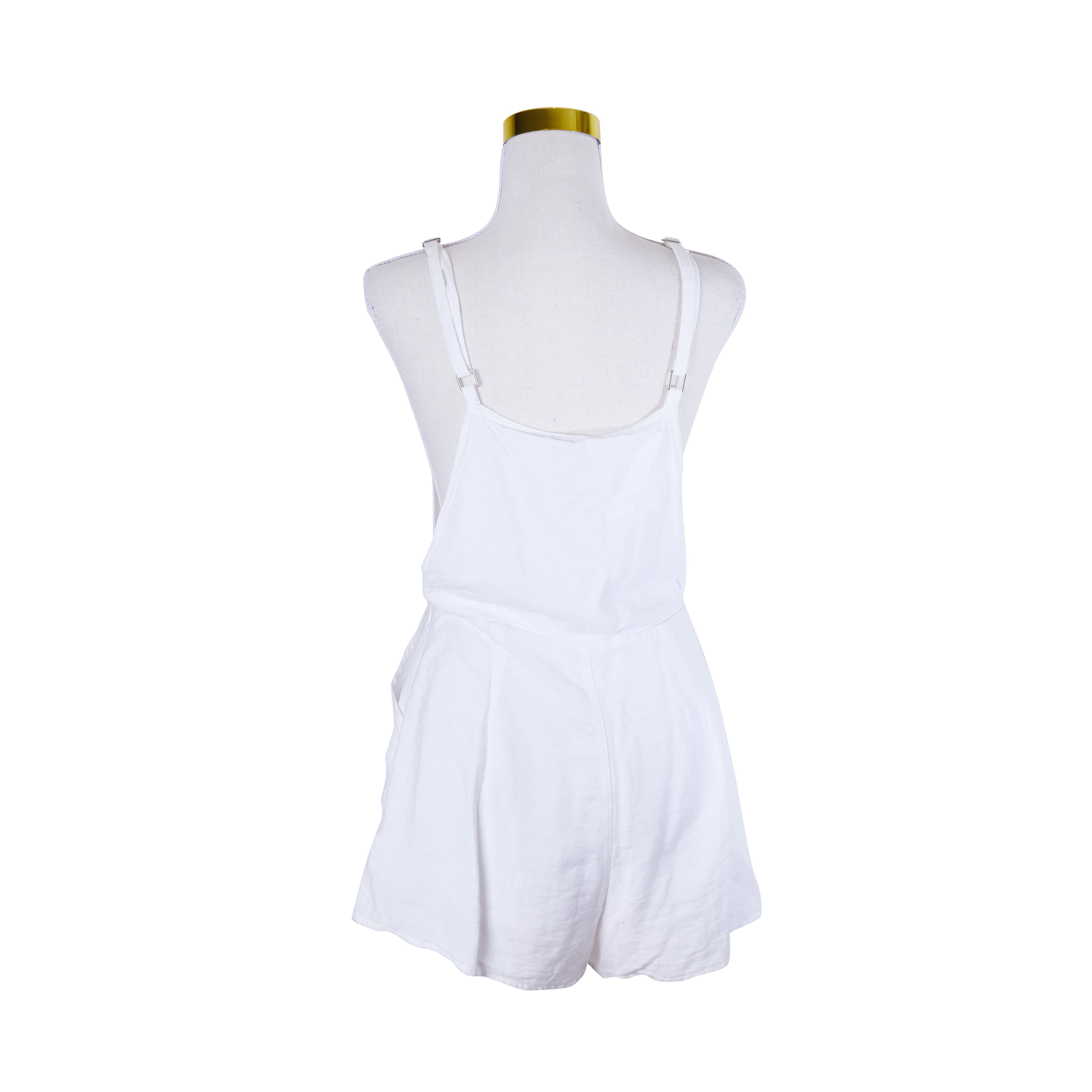 Paper Heart White Playsuit