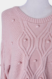 JUMP Pink Organic Knit Sweater