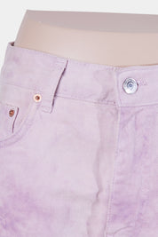 ZARA Pink Tie Dye High Waisted Mom Jeans