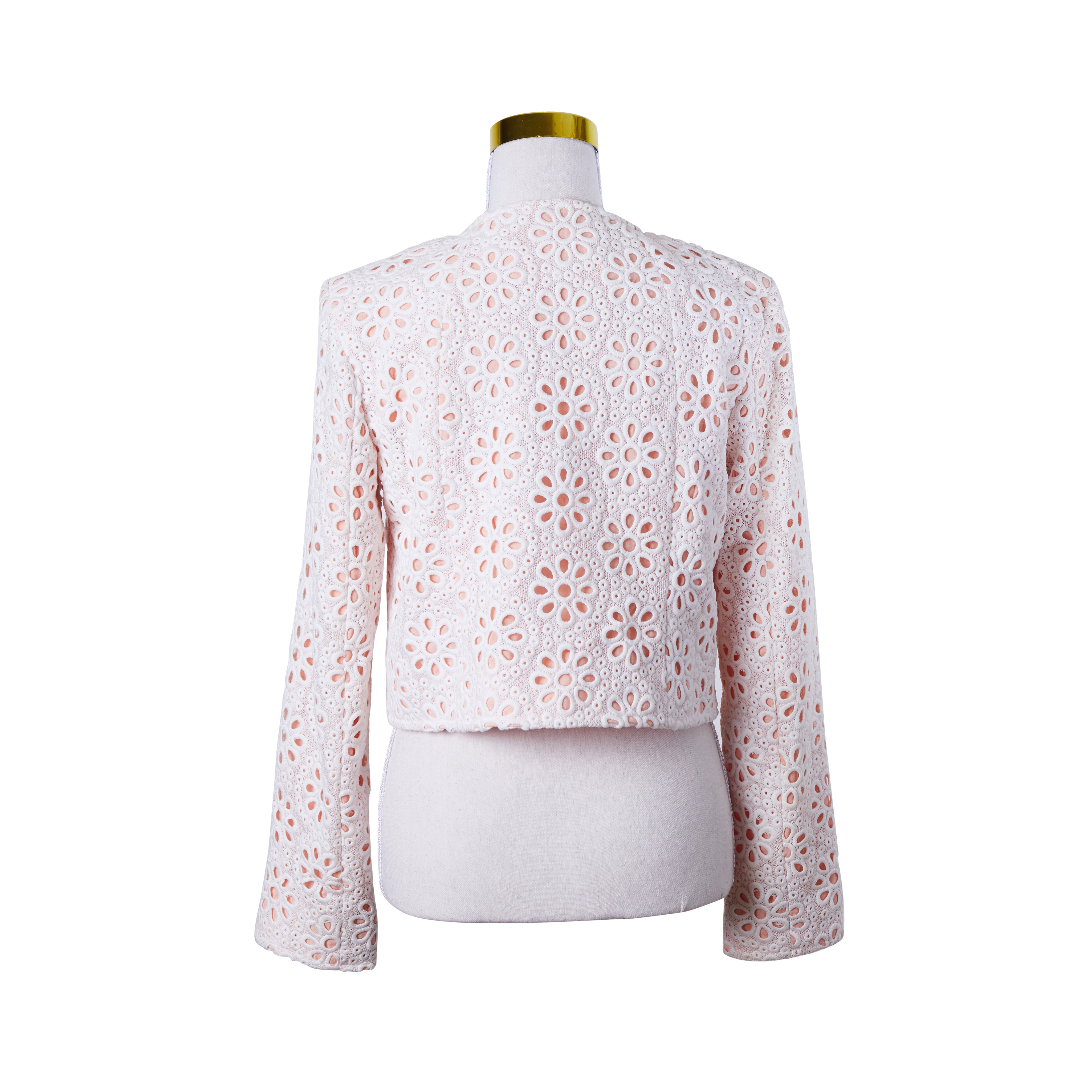 Cooper St White Broaderie Anglaise Crop Jacket