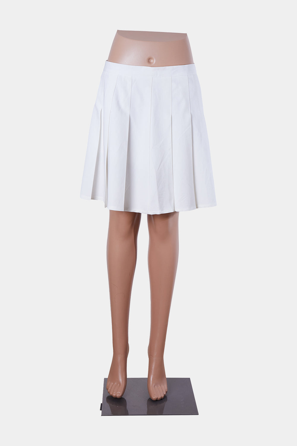 Luck And Trouble White Skater Skirt
