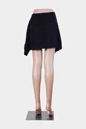 RUMOR Black Wrap Mini Skirt
