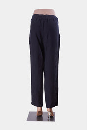 Bec + Bridge Navy High Waisted Paperbag Pants