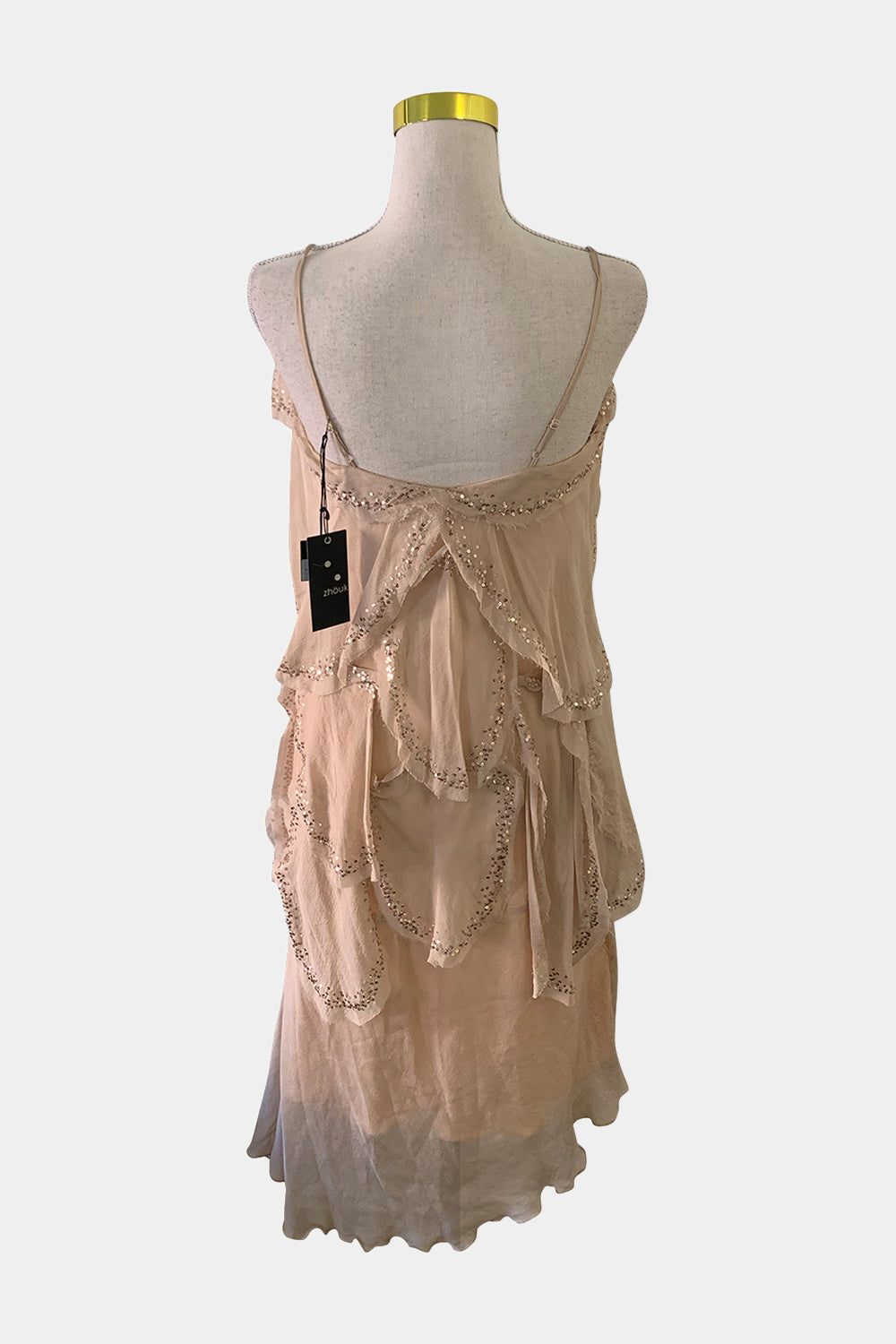 ZHOUK Peach Dress