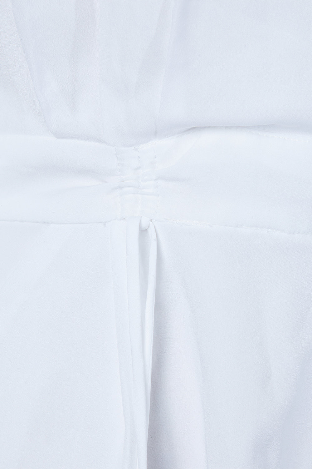 RUNAWAY White Frill Playsuit