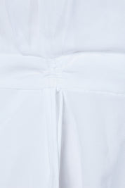 RUNAWAY White Frill Playsuit