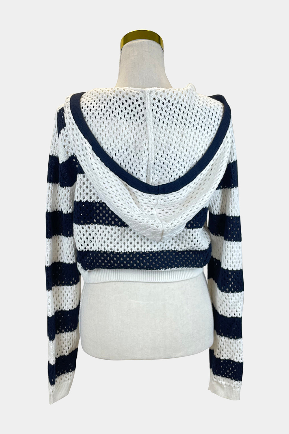 ZARA Stripe Hooded Sweater