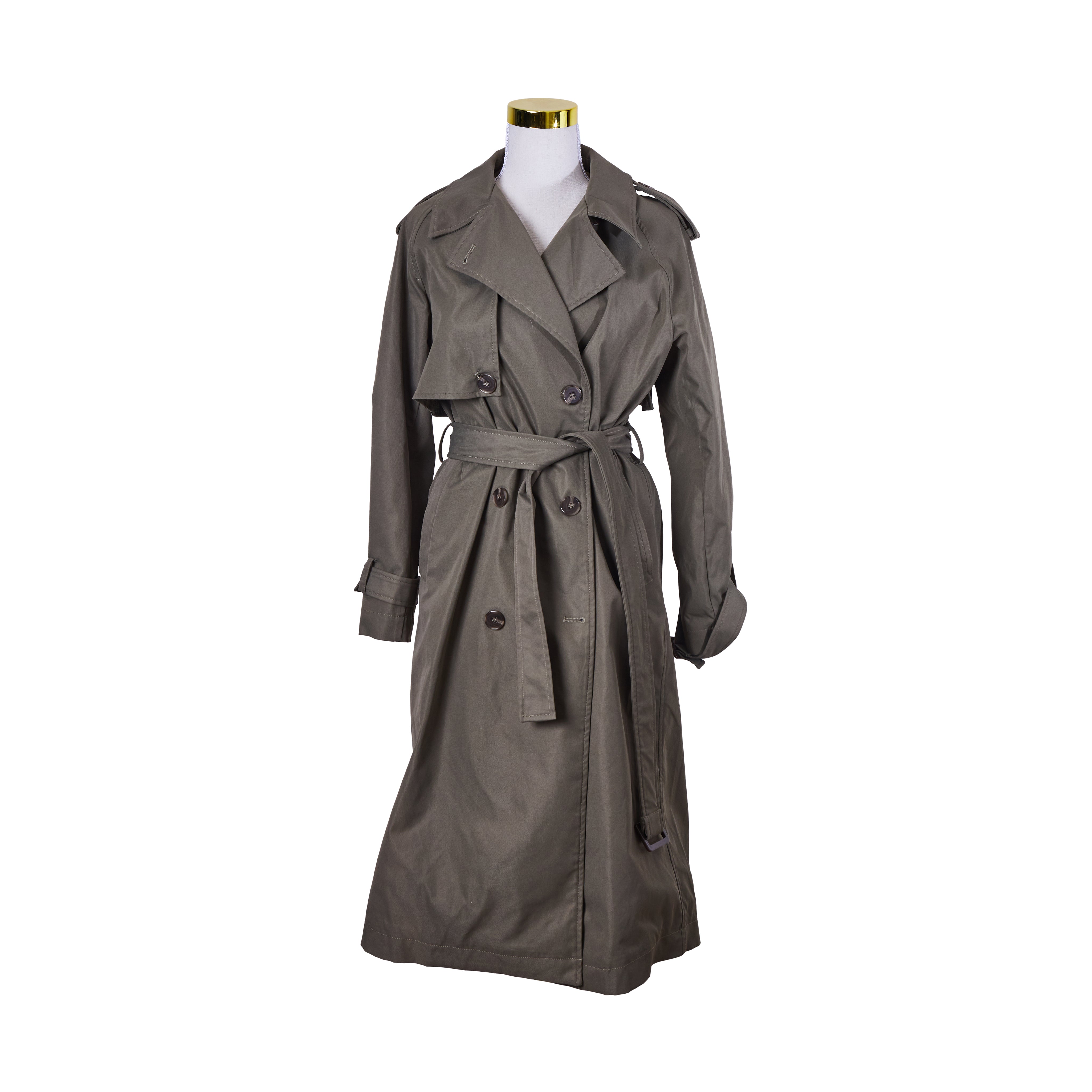 Style Addict Khaki Long Trench Coat