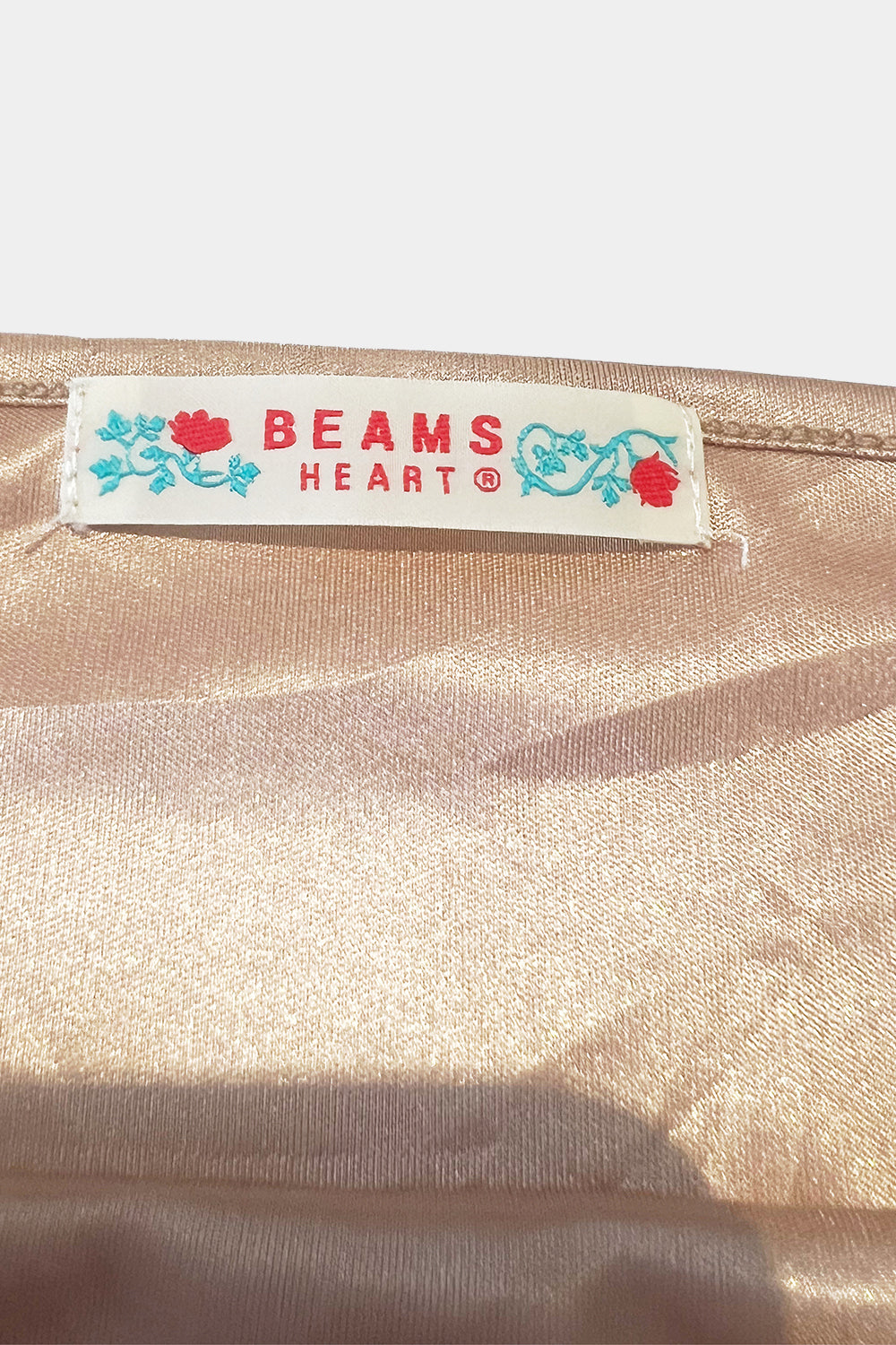 BEAMS Light Gold Slip Dress