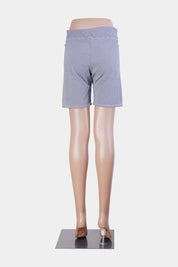 THRILLS Navy and White Check Bike shorts