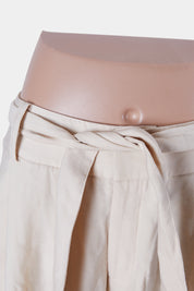 Viktori & Woods Pale Yellow High Waisted Relaxed Pants