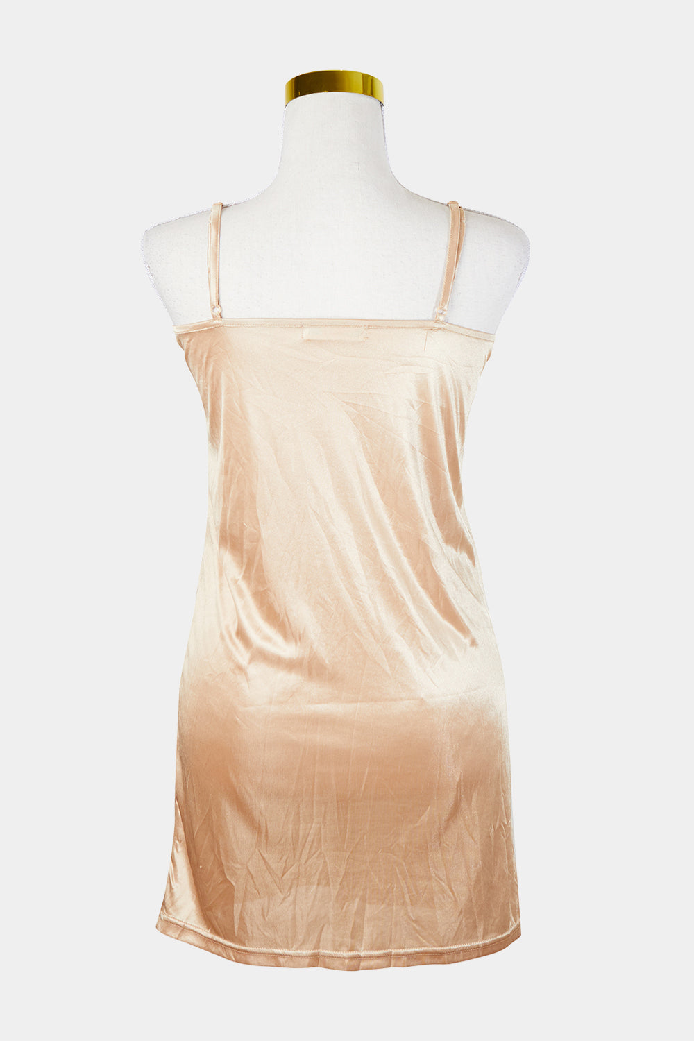 BEAMS Light Gold Slip Dress