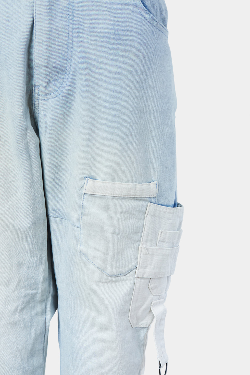 New Slaves Light Wash Cargo Jeans