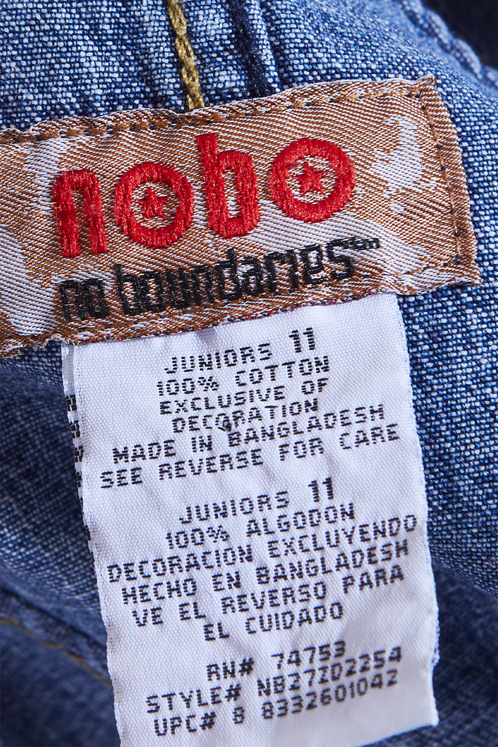 NOBO Blue Denim Overalls