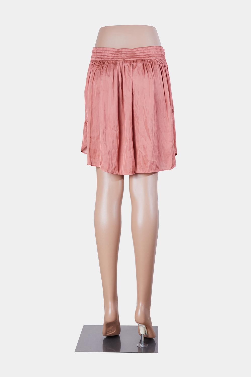 Country Road Peach Silky Loose Shorts