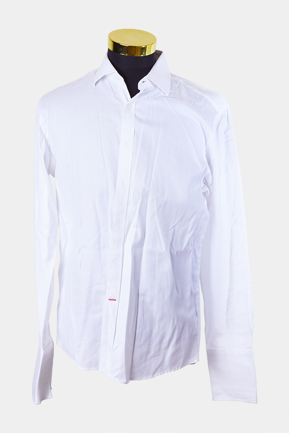 Bell And Barnett White Textured Tailored Fit Button Down Shirt