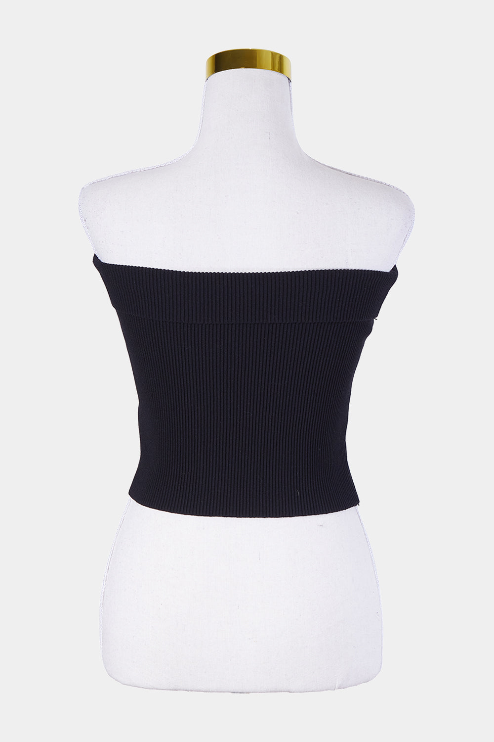 GLASSONS Black Strapless Top