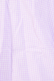 Calvin Klein Purple and White Check Button Down Shirt