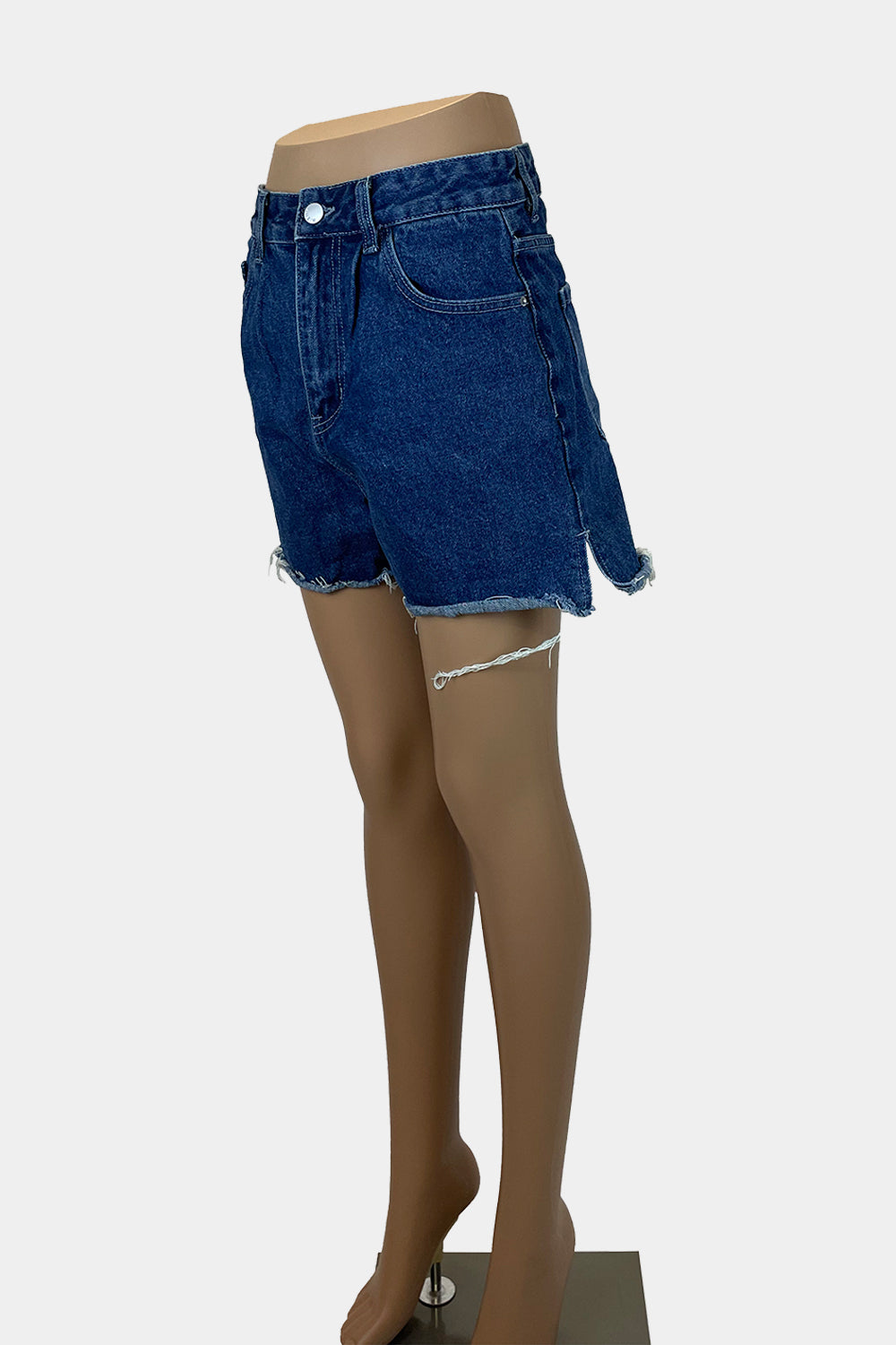 SHEIN Dark Blue Denim Shorts
