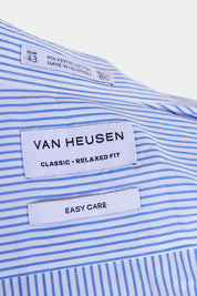 Van Heusen Blue Striped Relaxed Fit Button Down Shirt