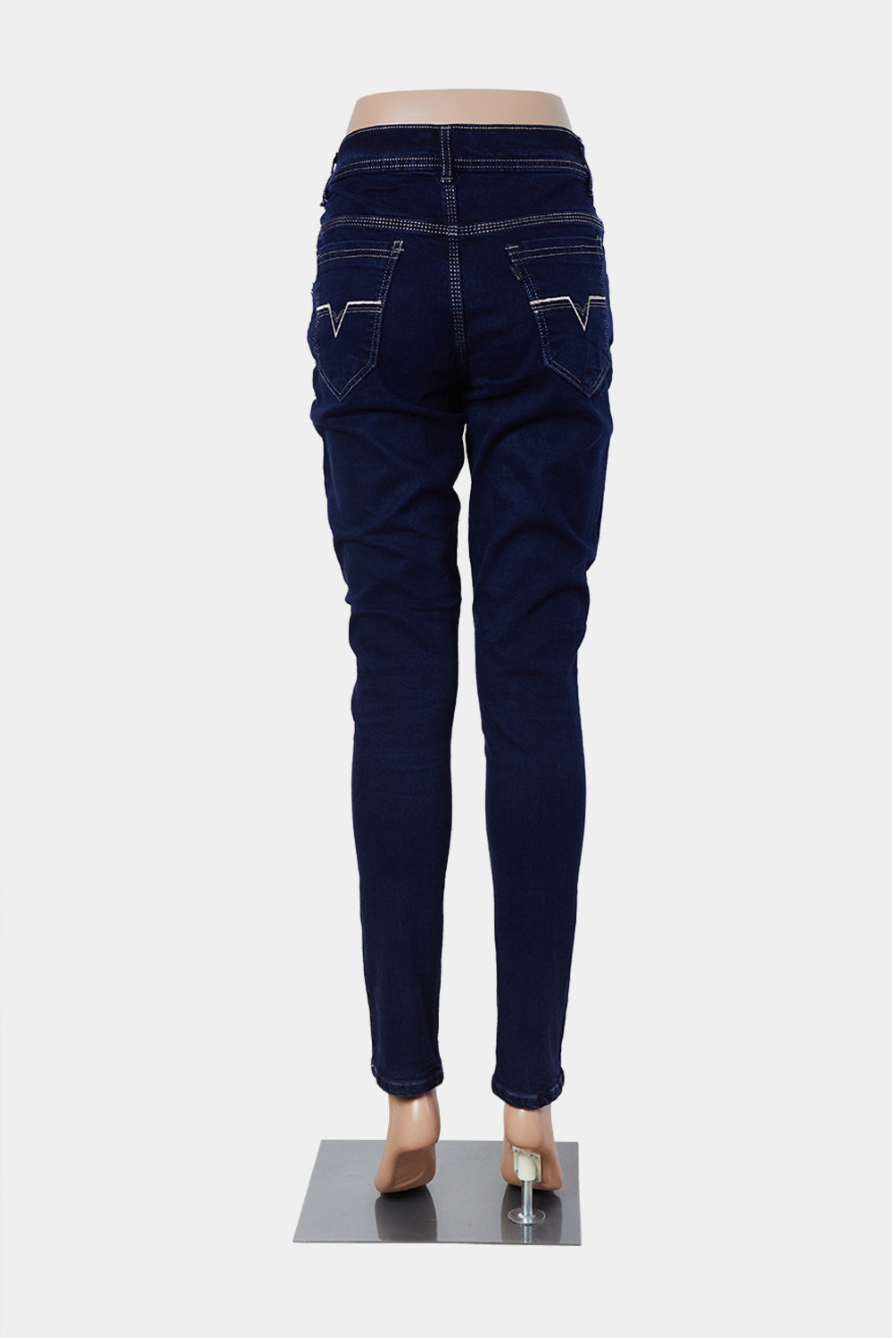 Diesel Industry Dark Blue Wash Mid Rise Skinny Jeans