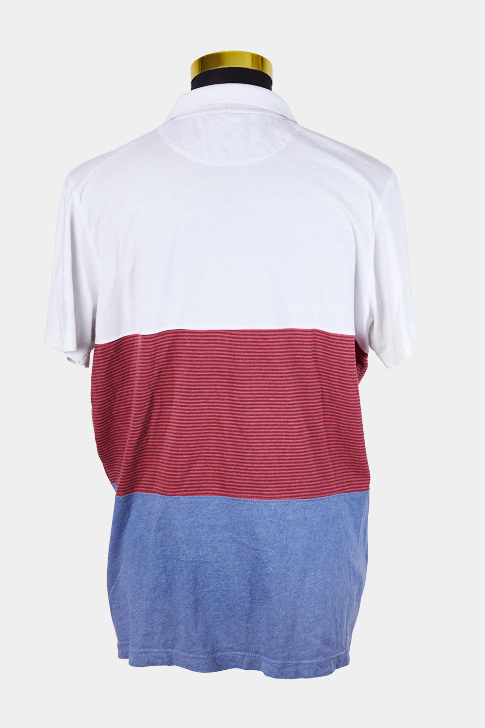 RIPCURL White Red and Blue Relaxed Polo