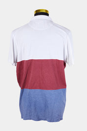 RIPCURL White Red and Blue Relaxed Polo