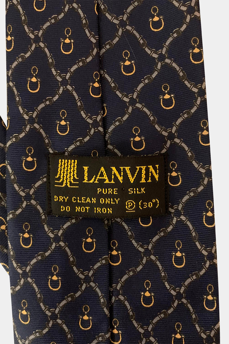 LANVIN Navy Tie