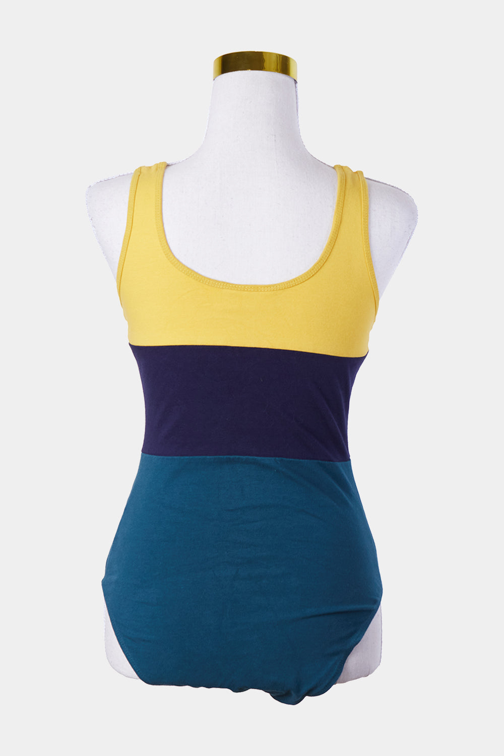 FILA Yellow, Blue, Green Logo Print Bodysuit