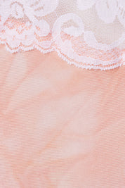 Assorted Brands Orange Tie Dye Lace Detail Slip Dress