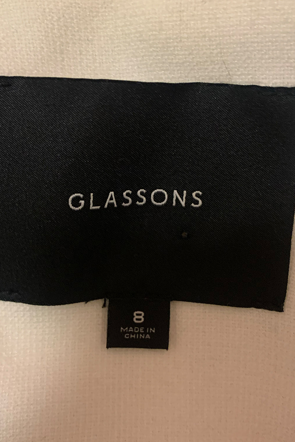 GLASSONS White Blazer