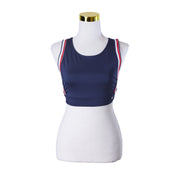 Tommy Hilfiger Navy, Red and White Sports Top