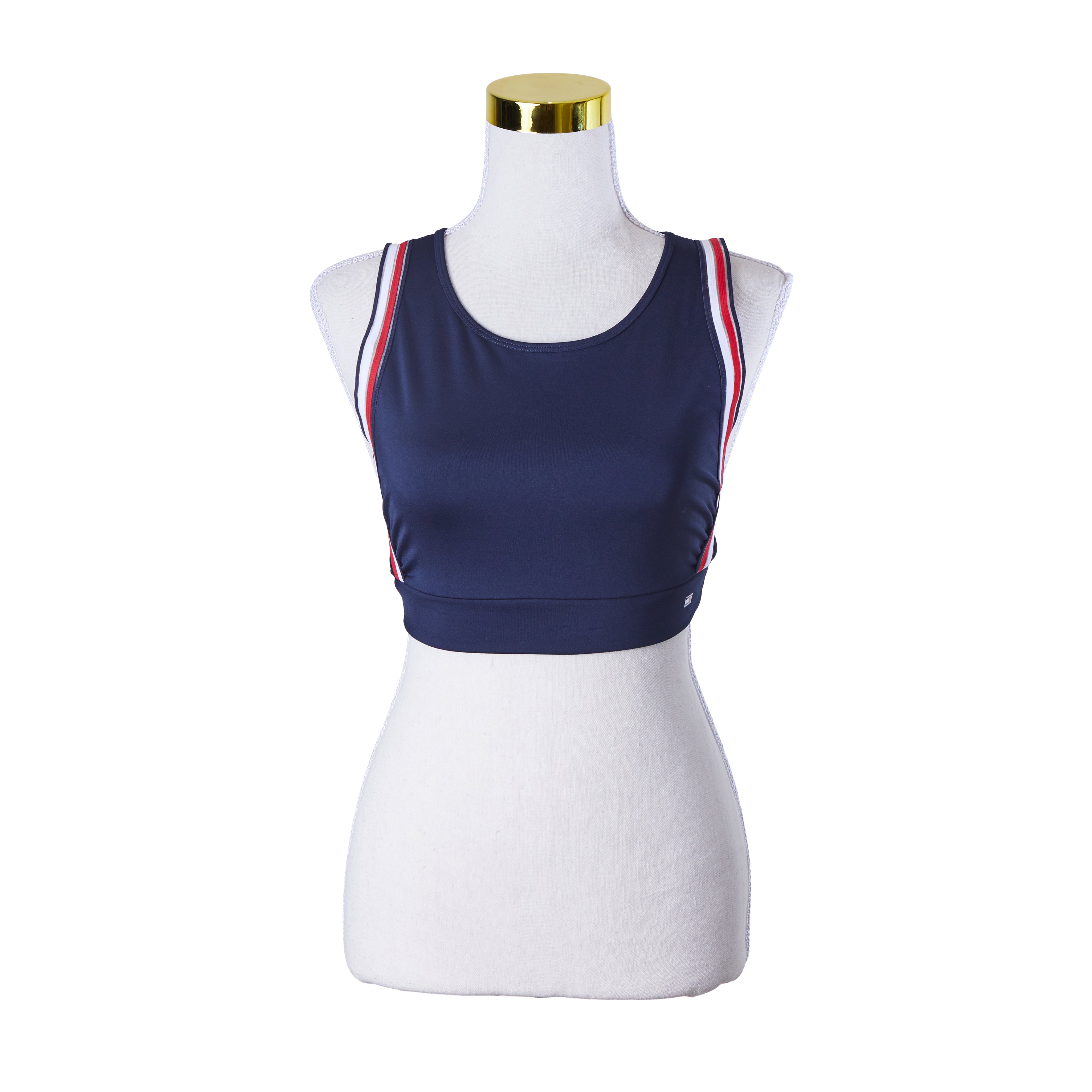Tommy Hilfiger Navy, Red and White Sports Top