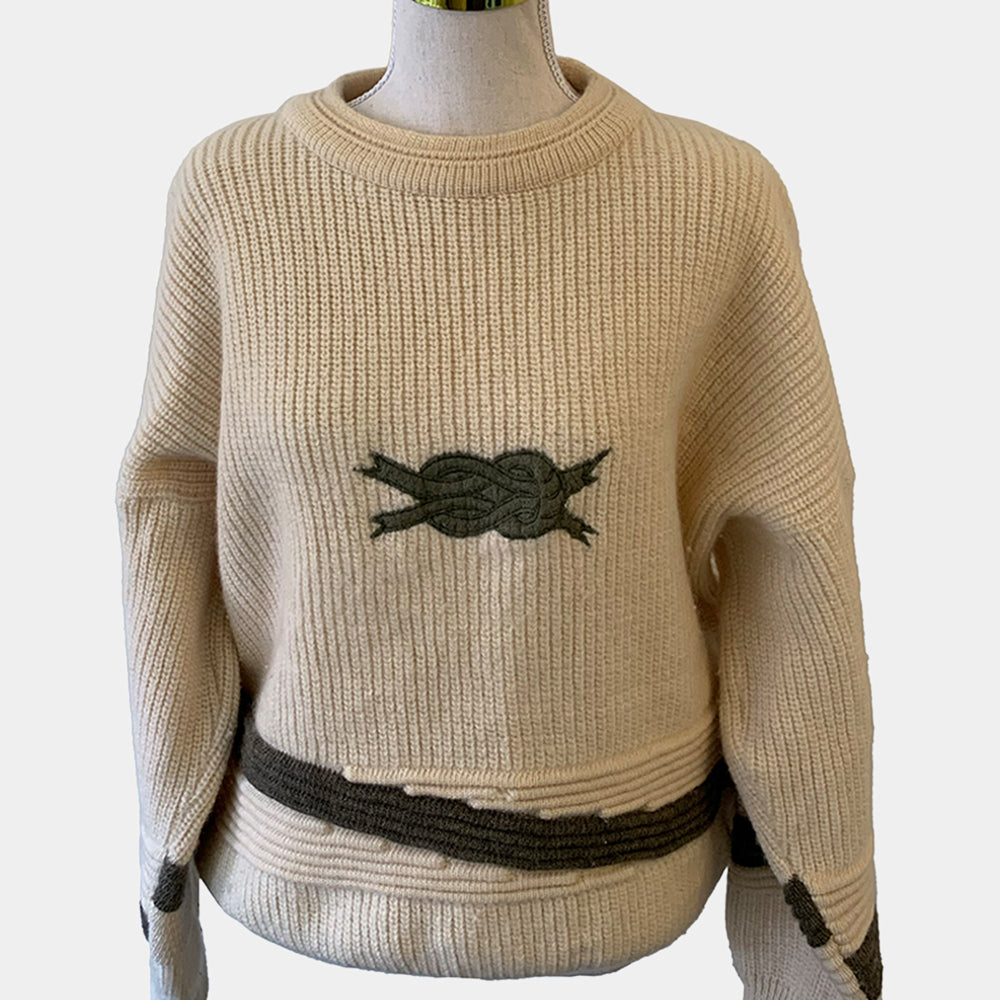 Carlo Alberto Cream Sweater