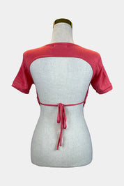 Perfect Stranger Pink Backless Top