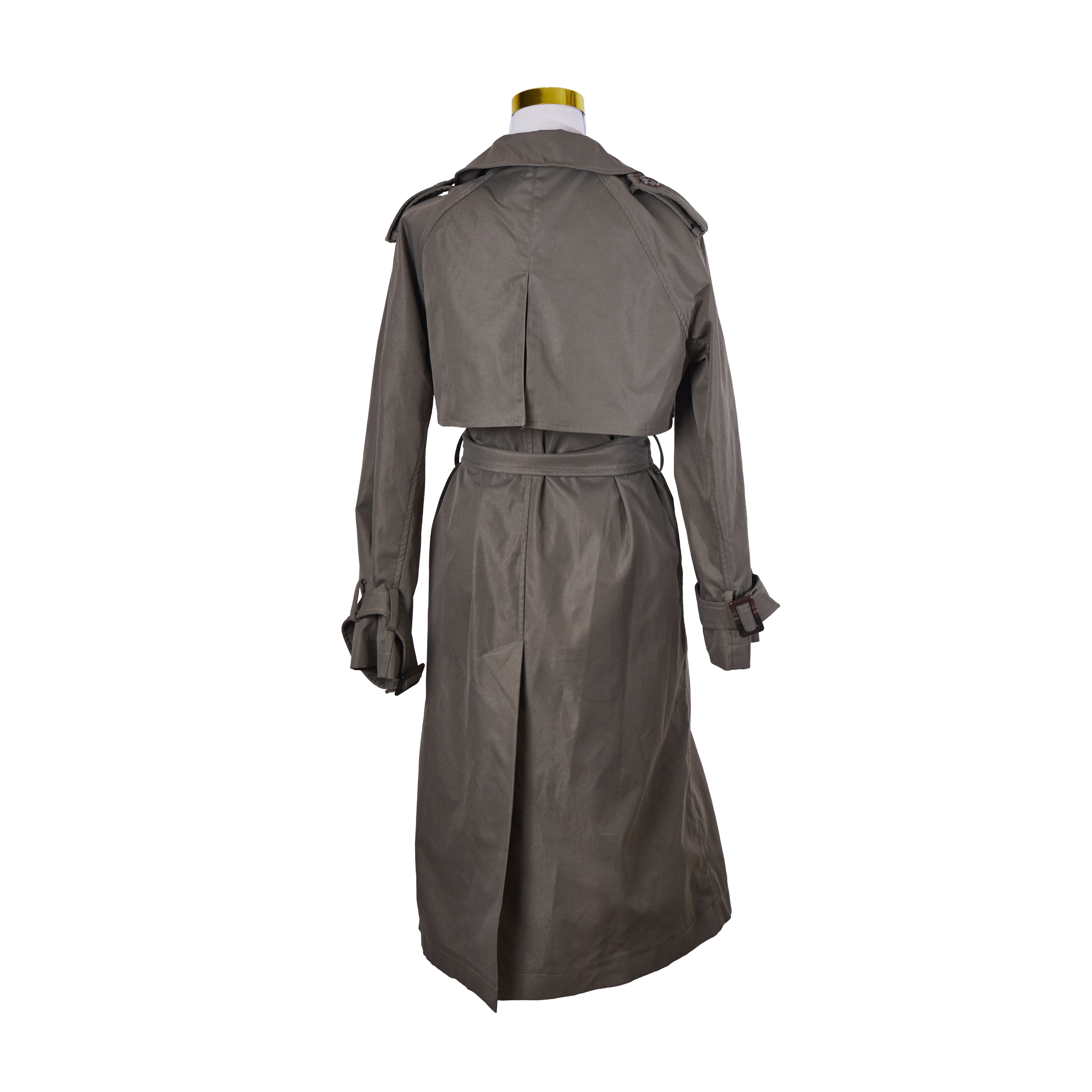 Style Addict Khaki Long Trench Coat