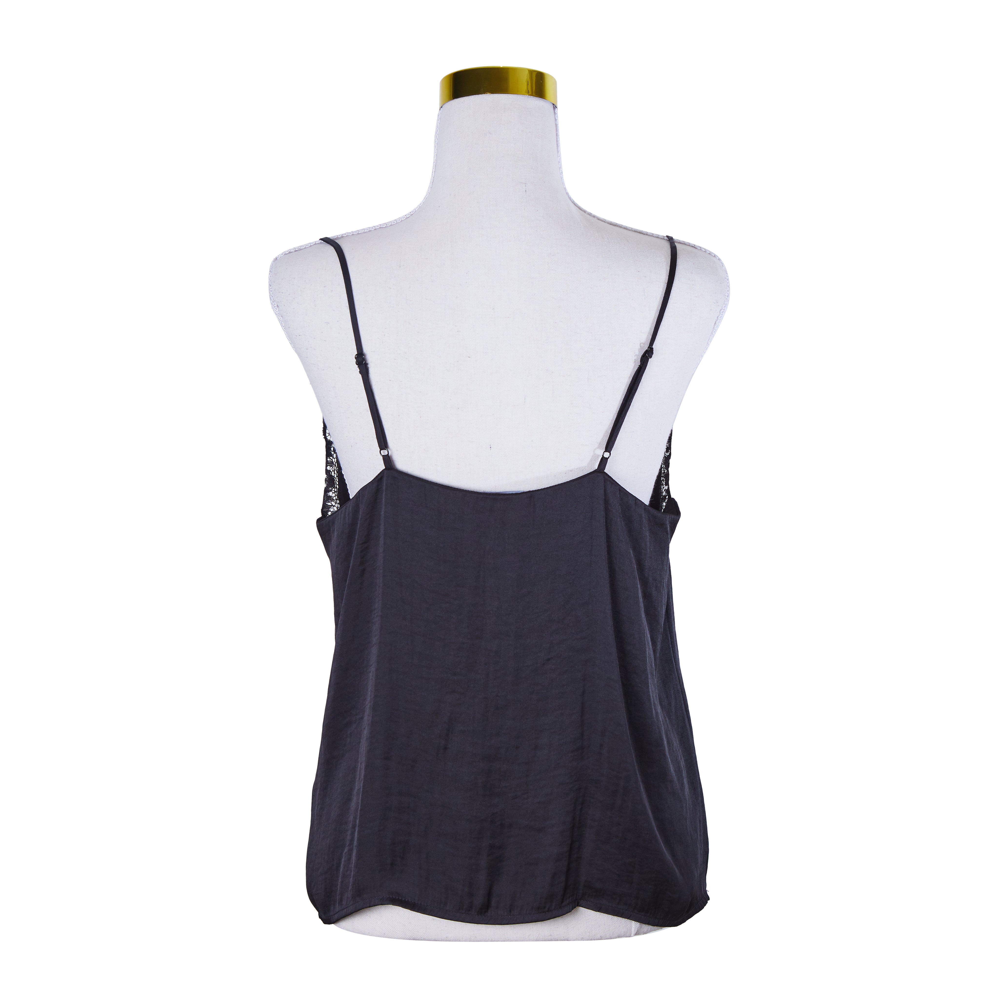 BARDOT Black Lace Trim Camisole