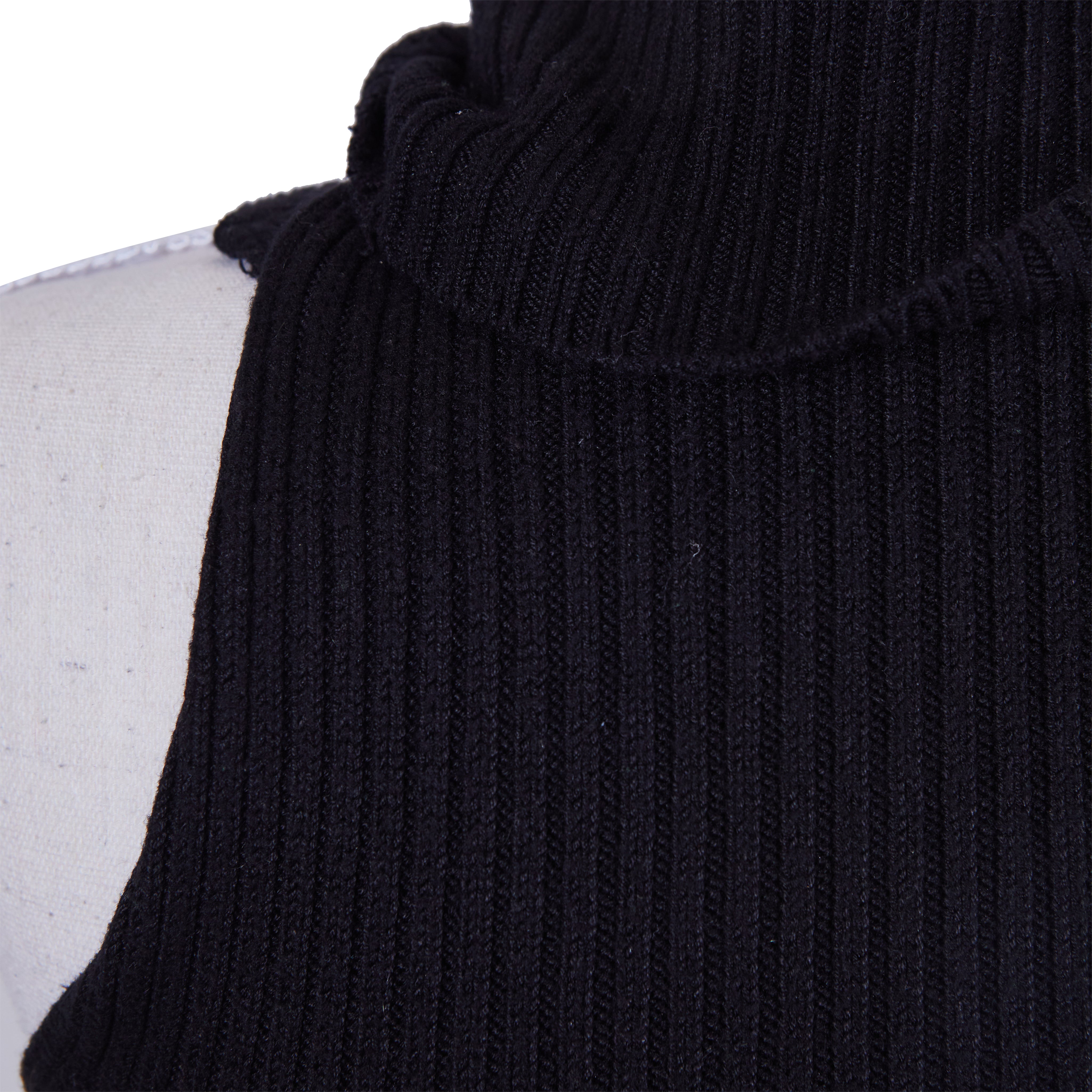 BARDOT Black Rollneck Knit Sleeveless Dress