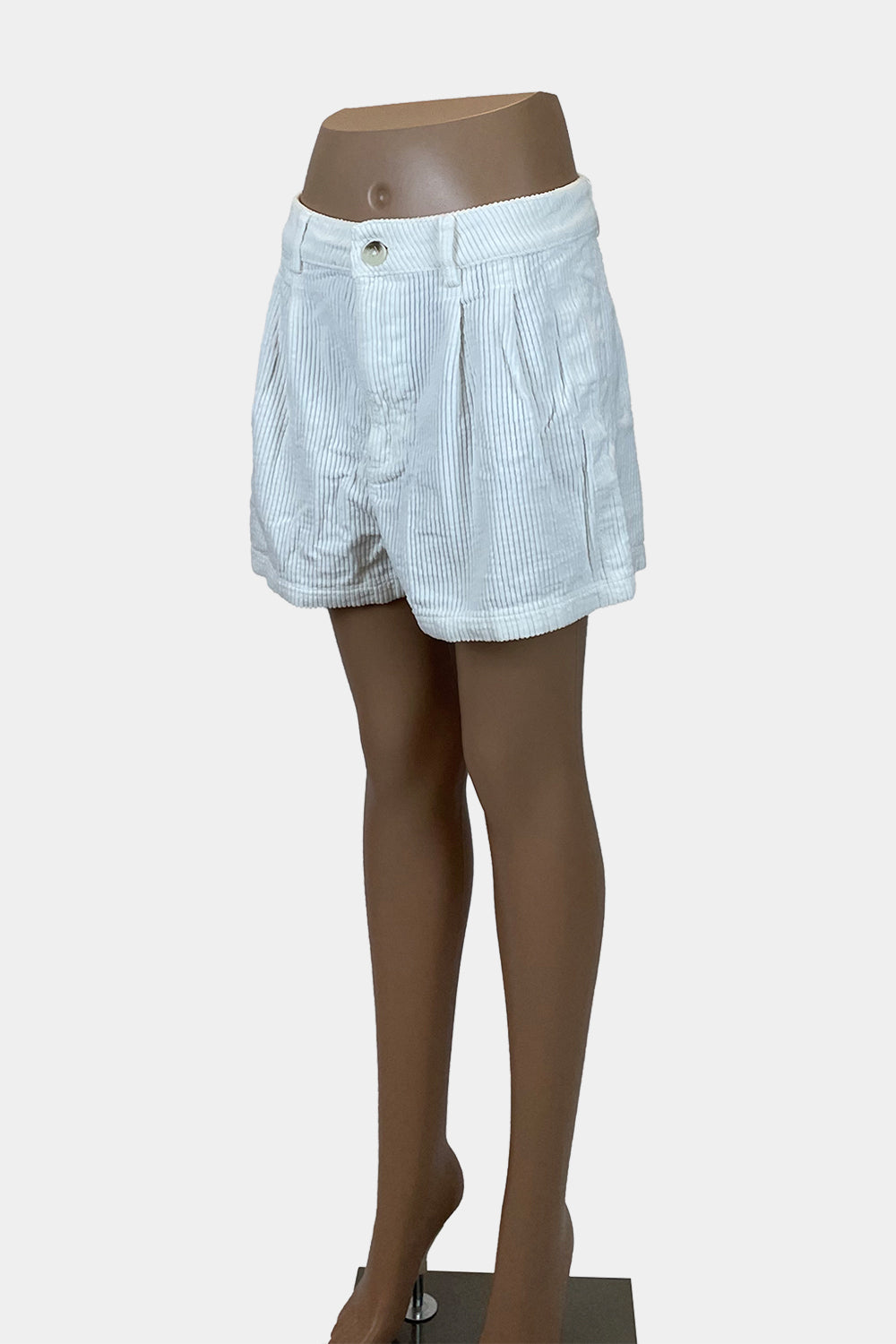 GLASSONS White Cord Shorts