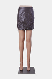Cotton On Brown PU Mini Skirt