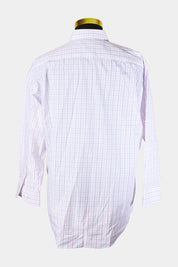 Van Heusen White Pink Purple Pattern Button Down Shirt